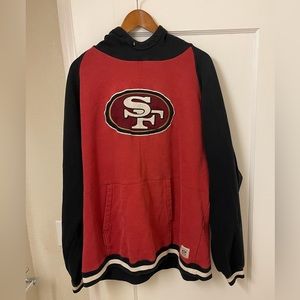 Vintage NFL Gridiron Classic Reebok 49ers Hoodie size 2XL